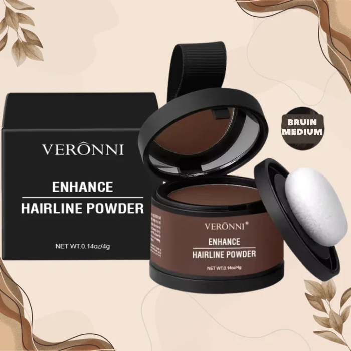 Veronni Hairline Powder – Verberkt hairline – Gemakkelijk in gebruik