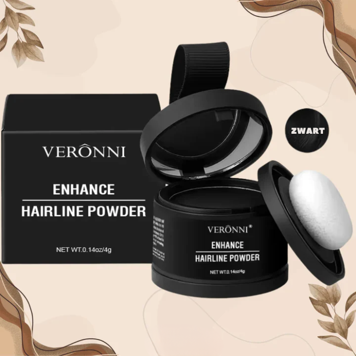 Veronni Hairline Powder – Verberkt hairline – Gemakkelijk in gebruik