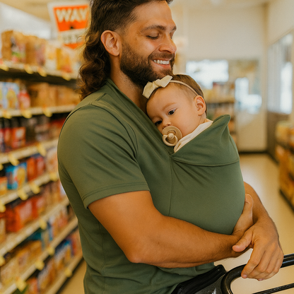 Baby Draagshirt – Elastisch – Voor Ouders – Voor Pasgeborenen