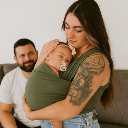 Baby Draagshirt – Elastisch – Voor Ouders – Voor Pasgeborenen