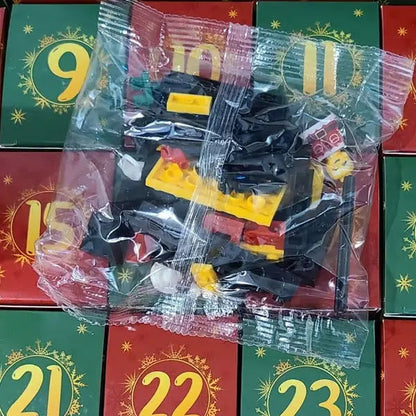 Adventskalender – 24-delige bouwset – Kerstboom & speelfiguren – Voor kinderen