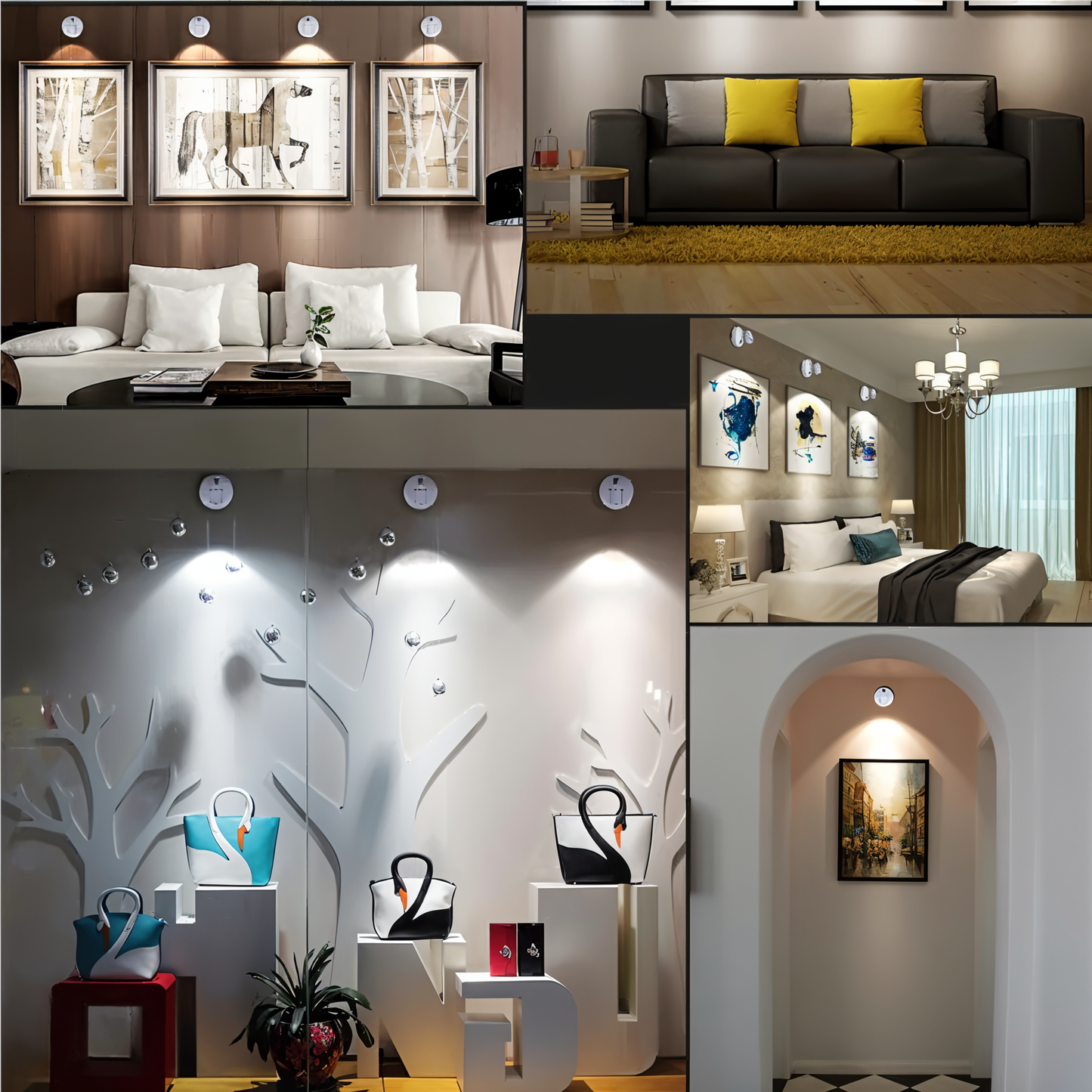 Lichtspot – Verstelbaar – Met Afstandsbediening – Voor Wanddecoratie