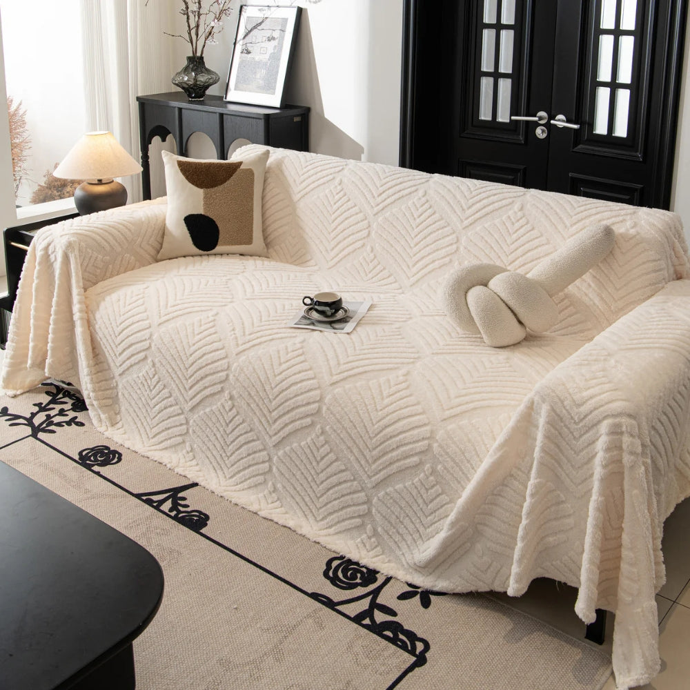 bankhoes met textuur – luxe bescherming voor bank of fauteuil