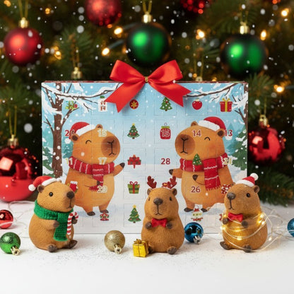 Kerst Adventskalender – 24 Cadeautjes – Schattige Cavia en Kerstdecoratie