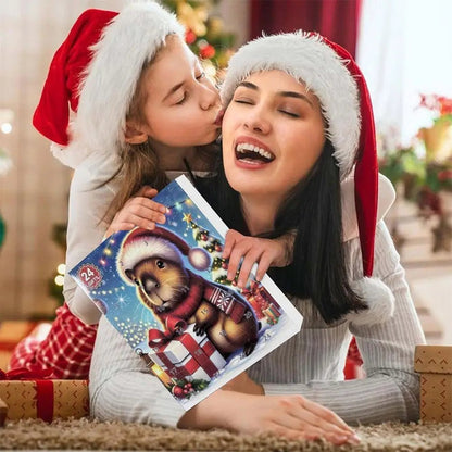 Kerst Adventskalender – 24 Cadeautjes – Schattige Cavia en Kerstdecoratie