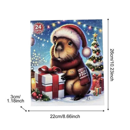 Kerst Adventskalender – 24 Cadeautjes – Schattige Cavia en Kerstdecoratie