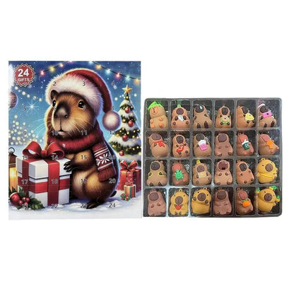 Kerst Adventskalender – 24 Cadeautjes – Schattige Cavia en Kerstdecoratie