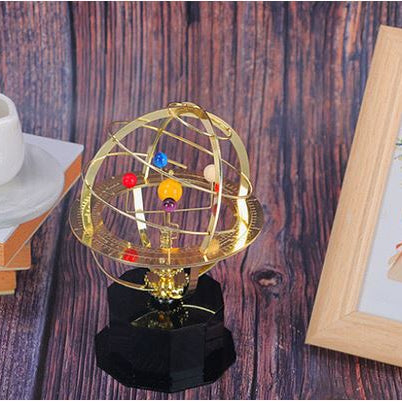 Globe stand – Gouden afwerking – Planetensysteem – Voor decoratie