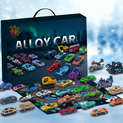 Junior Racer Adventskalender - 24 Metalen Auto's, Trucks & Moto's