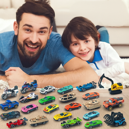 Junior Racer Adventskalender - 24 Metalen Auto's, Trucks & Moto's