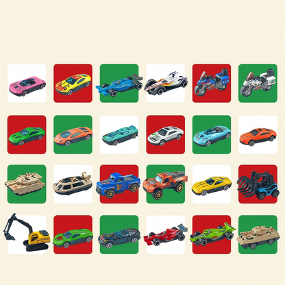 Junior Racer Adventskalender - 24 Metalen Auto's, Trucks & Moto's