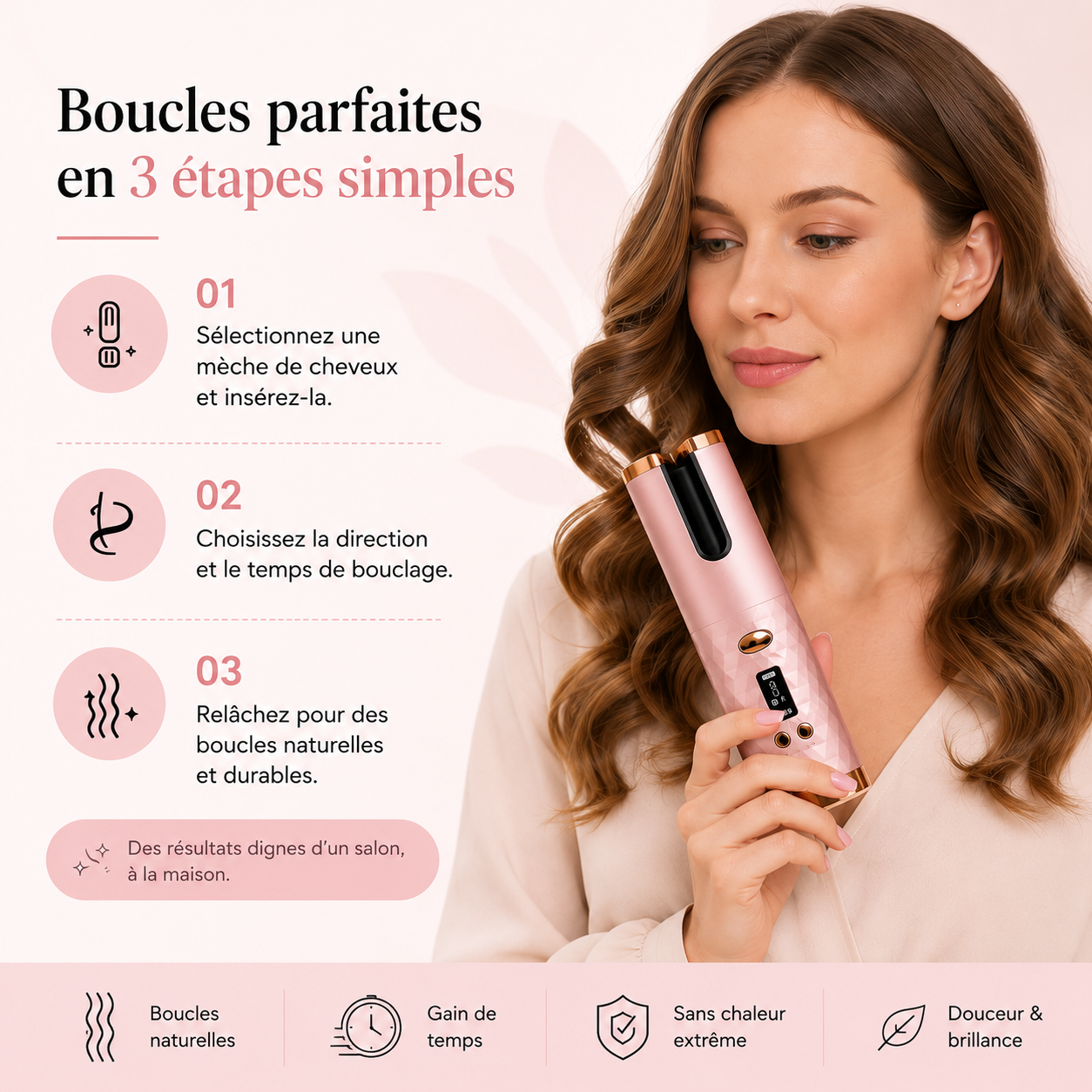 Fittershape Curl Styler Pro – snel & eenvoudig voor natuurlijke krullen