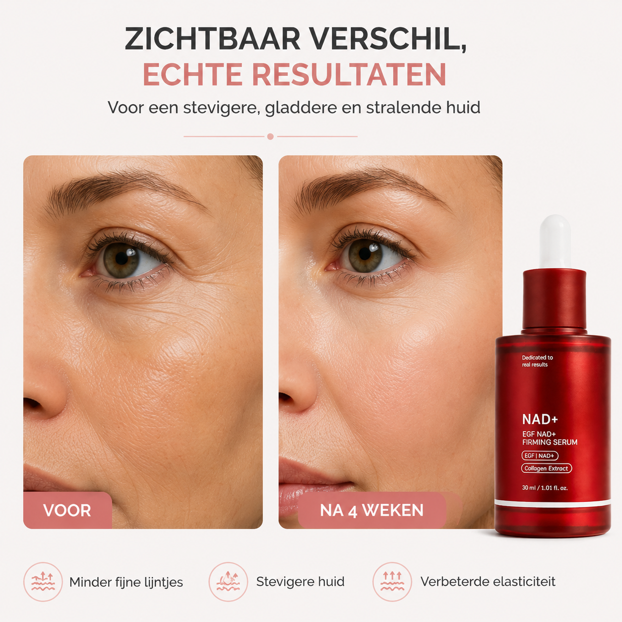 Fittershape NAD+ Collagen Firming Serum – voor de hals