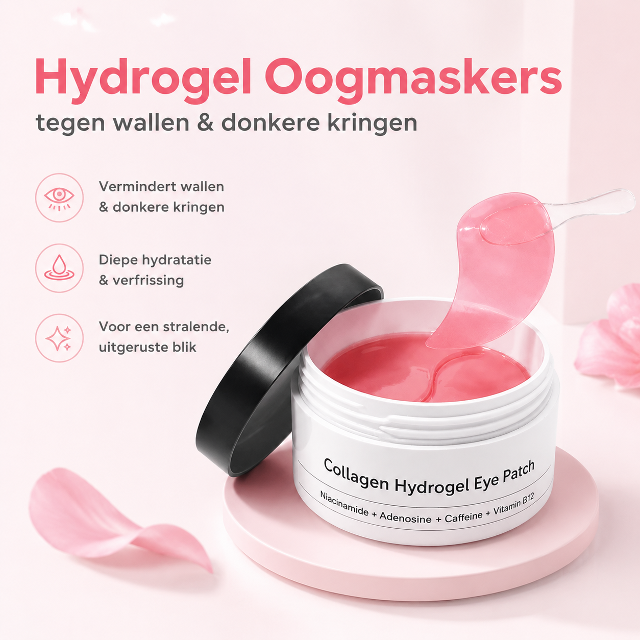 Fittershape Hydrogel Oogmaskers – tegen wallen & donkere kringen