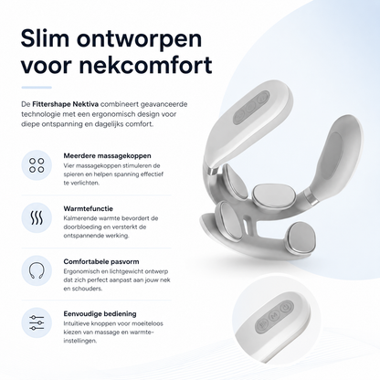 Fittershape Nektiva Nekmassager met warmte
