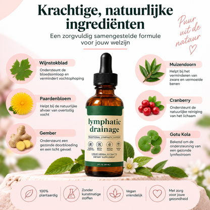 Fittershape Lymphatic Support Drops – voor lichtere benen & minder vocht