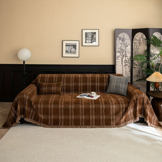 bankhoes met ruitpatroon – luxe bescherming voor bank of fauteuil