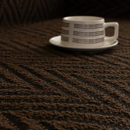 bankhoes met geometrisch patroon – luxe bescherming voor bank of fauteuil