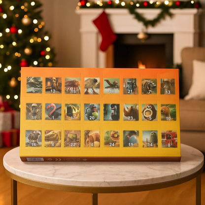 Kerst Adventskalender – 24 Deurtjes – Met Dierenafbeeldingen – Leuke Verrassingen