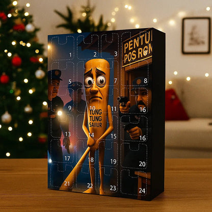 Kerst Adventskalender – 24 Deurtjes – Met Dierenafbeeldingen – Leuke Verrassingen