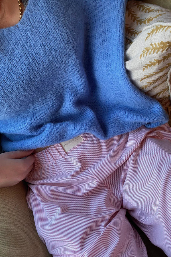 Gestreifte Broek voor Dames – Luchtig en Comfortabel – Voor Thuis en Vrije Tijd