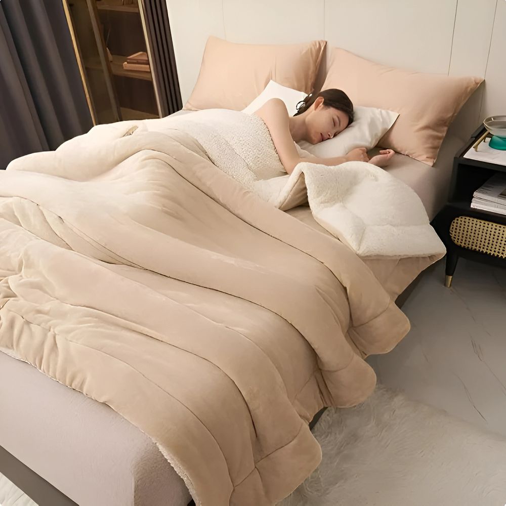 Deken – Dubbelzijdig – Zacht materiaal – Voor op bed of bank