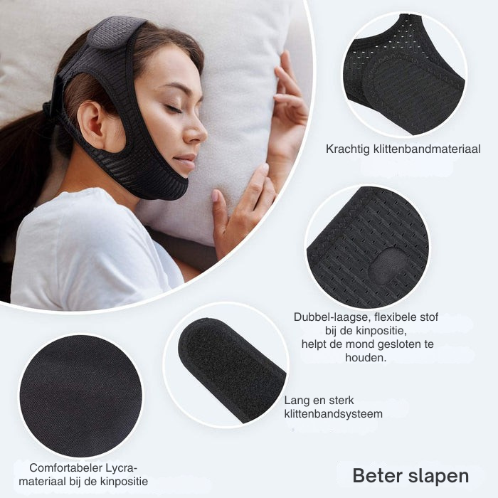 SnoreGuard Kinband - Voor Een Stille, Rustige Nachtrust