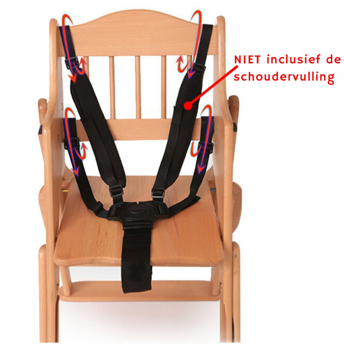 SafeStrap 5-Punts Gordel - Veilige Oplossing voor Kinderwagen