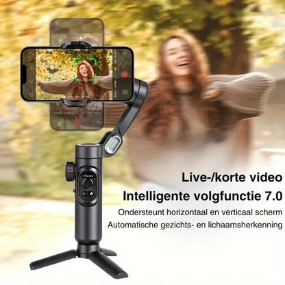 SmartPro Handheld Gimbal - Vouwbare Stabilizer voor iPhone en Android