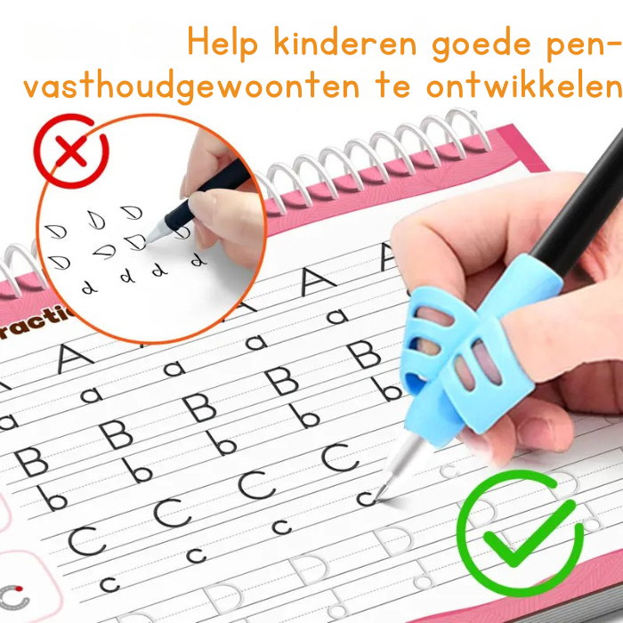 MagicTrace Herbruikbare Schrijf- en Leer Set – Maak Handwriting Leuk voor Kinderen