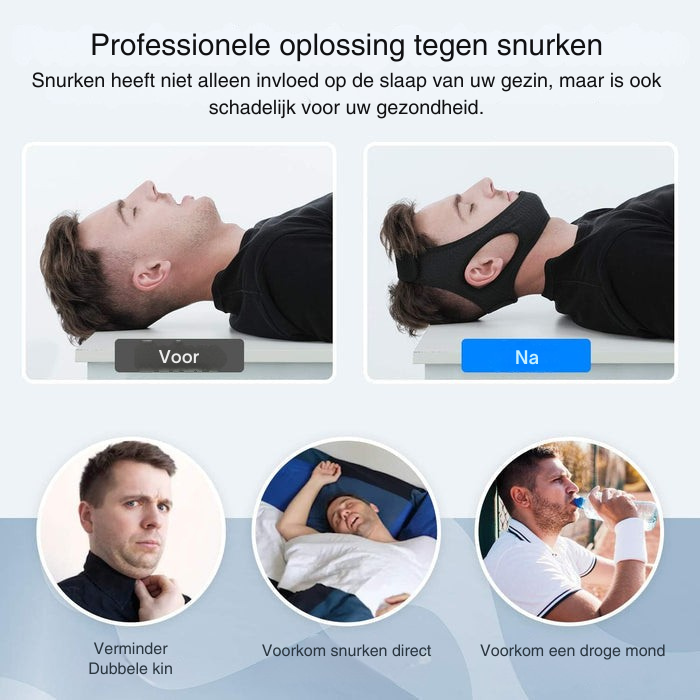 SnoreGuard Kinband - Voor Een Stille, Rustige Nachtrust