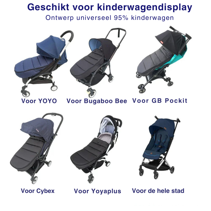 SnuggleRide Voetenzak - Warme en Comfortabele Kinderwagenzak