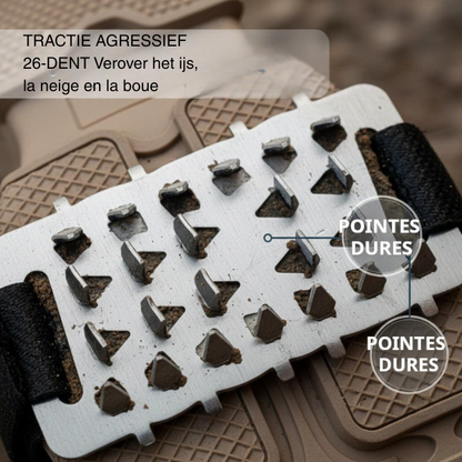 IceGrip 26-Punts Steigeisen - Antislip Schoeisel met Spikes