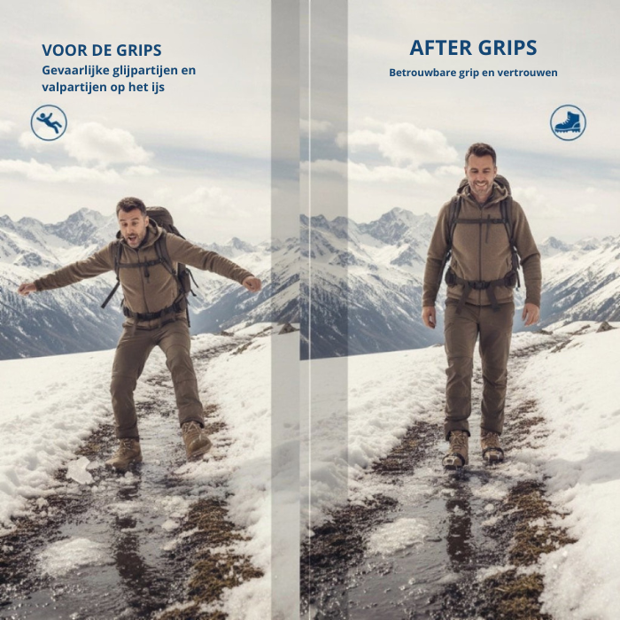 IceGrip 26-Punts Steigeisen - Antislip Schoeisel met Spikes