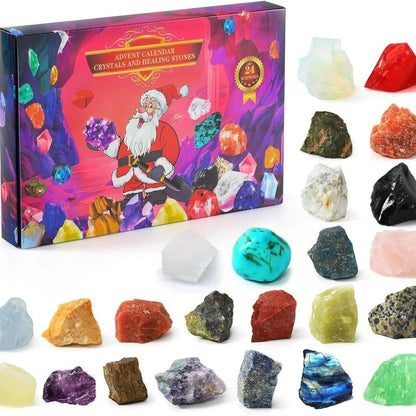 Kerst Adventskalender – 24 Kristallen – Perfect Cadeau voor Iedereen