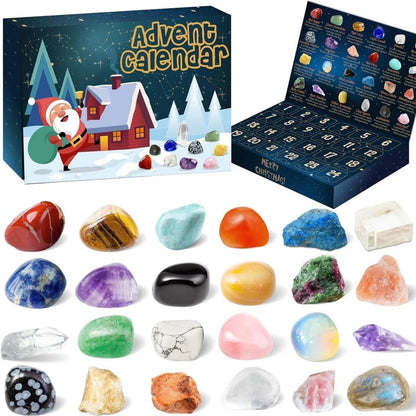 Kerst Adventskalender – 24 Kristallen – Perfect Cadeau voor Iedereen