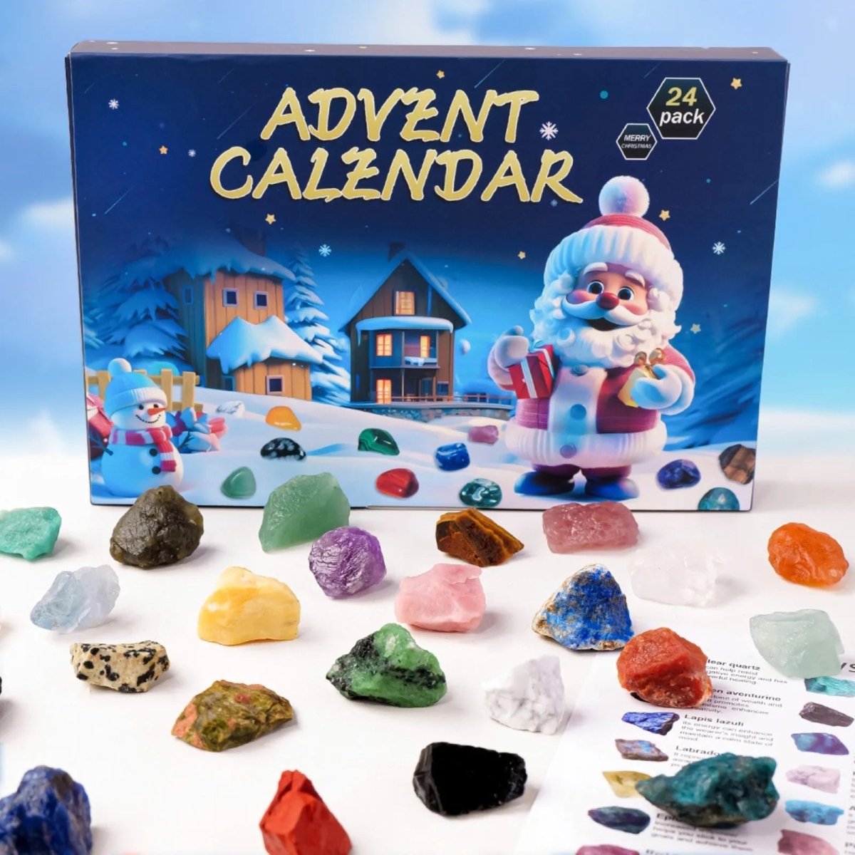 Kerst Adventskalender – 24 Kristallen – Perfect Cadeau voor Iedereen