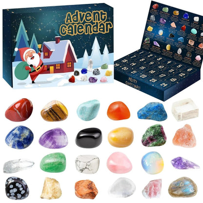 Kerst Adventskalender – 24 Kristallen – Perfect Cadeau voor Iedereen