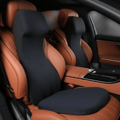 Auto rugsteun – Geheugenfoam – Ergonomisch – Geschikt voor Meeste Auto’s