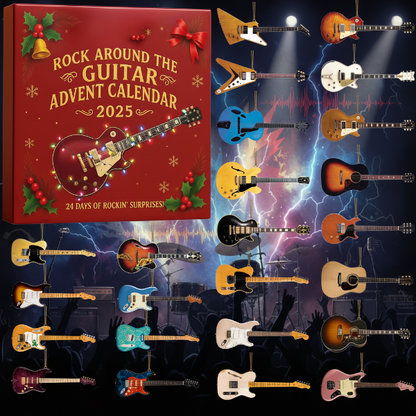 Mini Guitar Collector Advent Calendar 2025 – 24 Gitaren voor Muziekliefhebbers