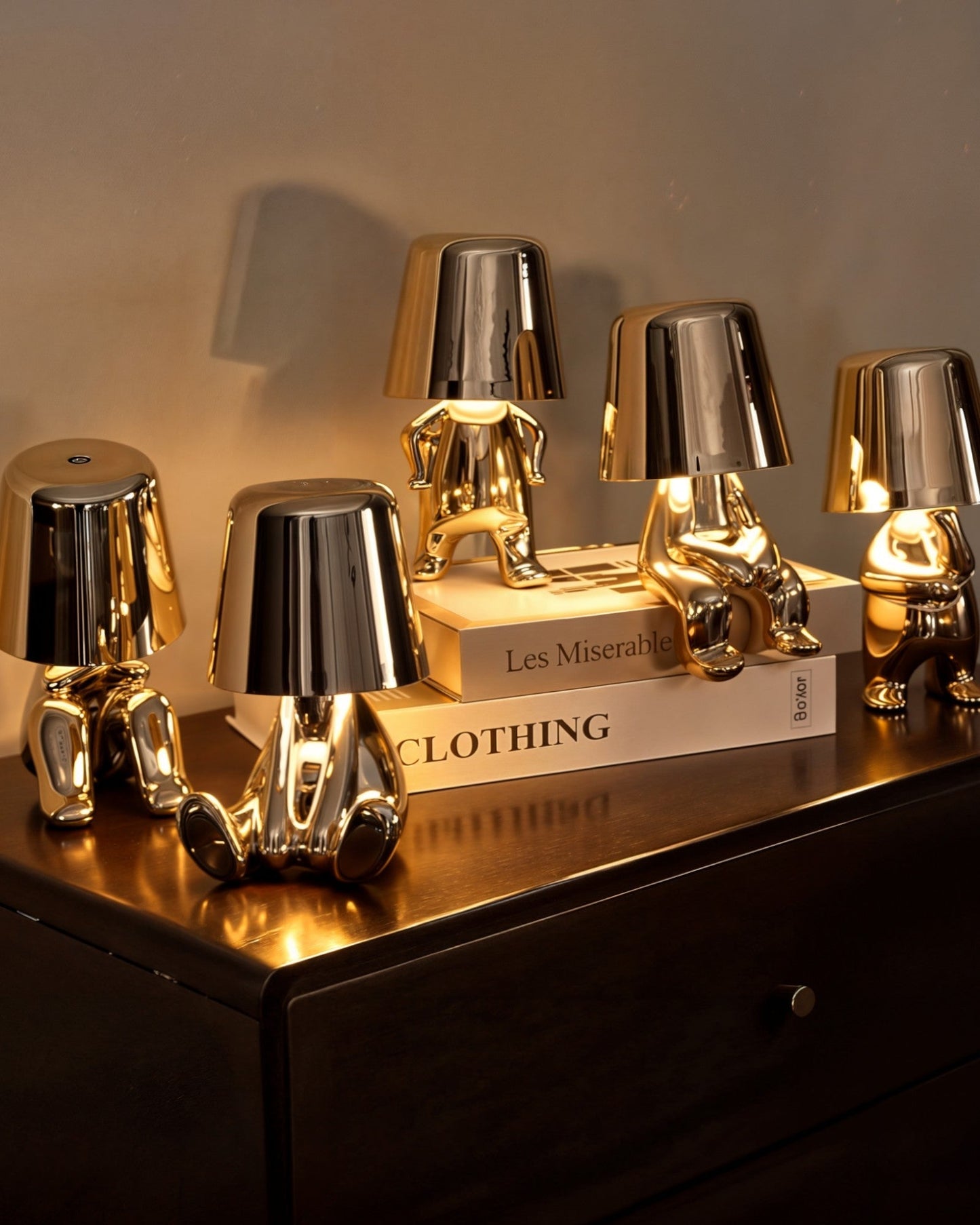 Tafelamp – Glanzend ontwerp – Moderne uitstraling – Voor interieurdecoratie