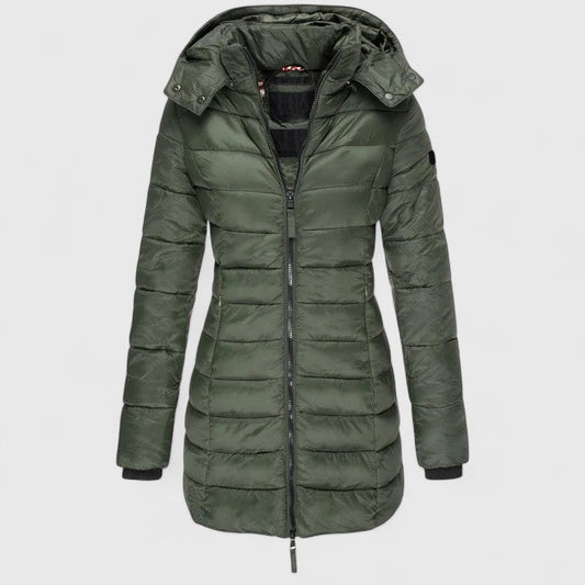 Dames Gewatteerde Jas – Met Capuchon – Voor Koude Dagen