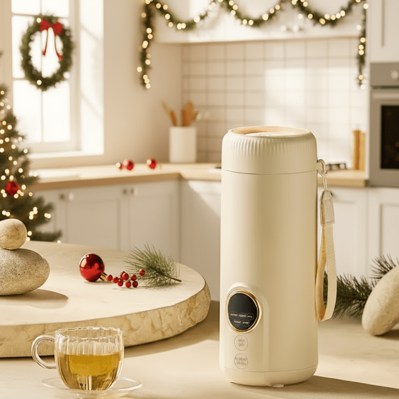 Elektrische Thermosfles – Draagbaar en Stijlvol – Voor Thee of Koffie