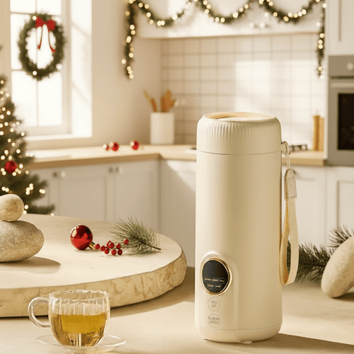 Elektrische Thermosfles – Draagbaar en Stijlvol – Voor Thee of Koffie