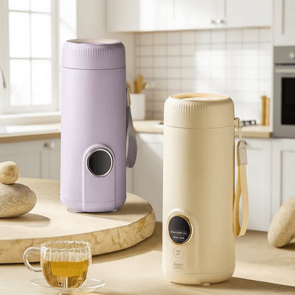 Elektrische Thermosfles – Draagbaar en Stijlvol – Voor Thee of Koffie