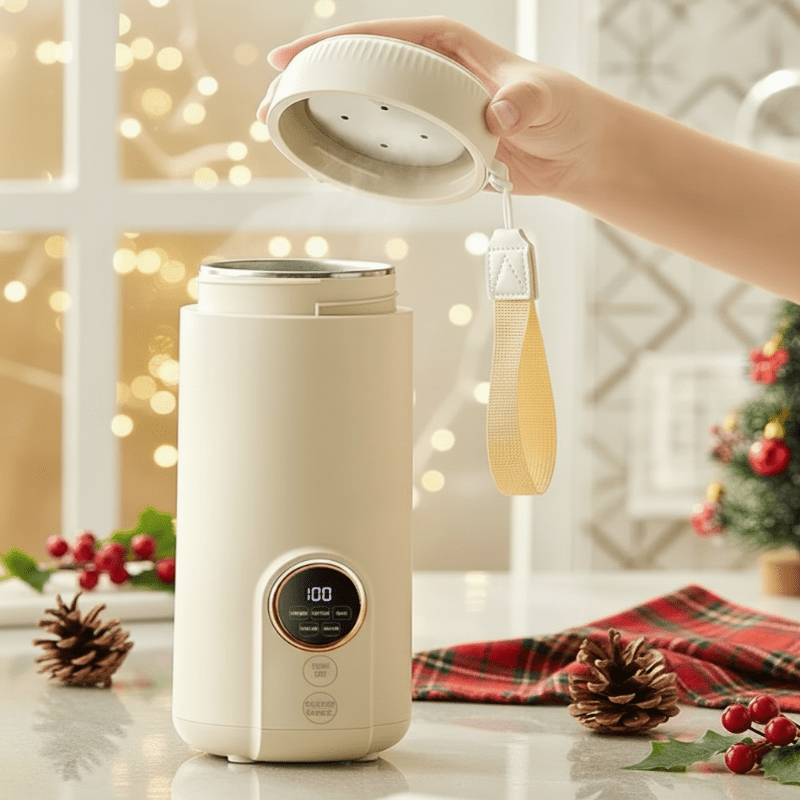 Elektrische Thermosfles – Draagbaar en Stijlvol – Voor Thee of Koffie