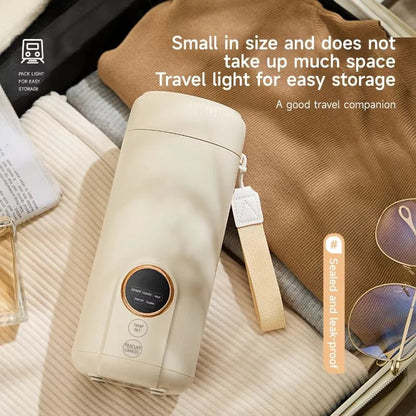 Elektrische Thermosfles – Draagbaar en Stijlvol – Voor Thee of Koffie