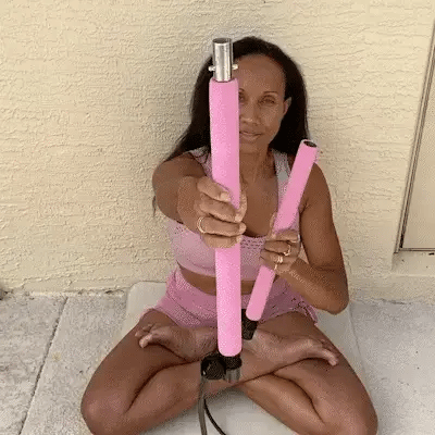 Fitness Weerstandsstok – Voor Thuisworkouts – Met Verstelbare Handvaten