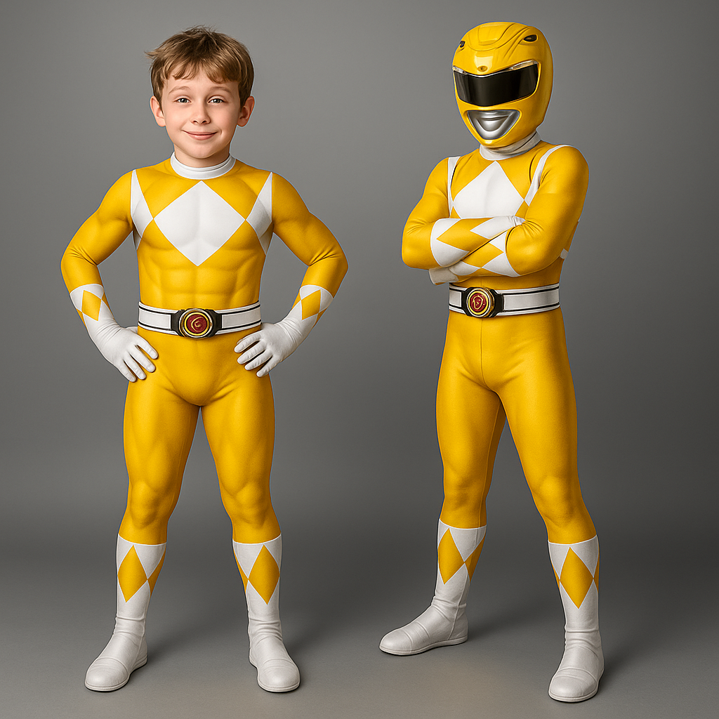 Power Rangers Kostuums – Polyester – Voor Halloween & Feesten