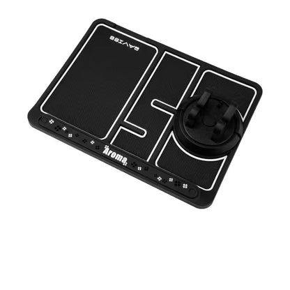 Auto dashboard organizer met telefoonhouder – antislip mat – voor opslag en telefoonplaatsing